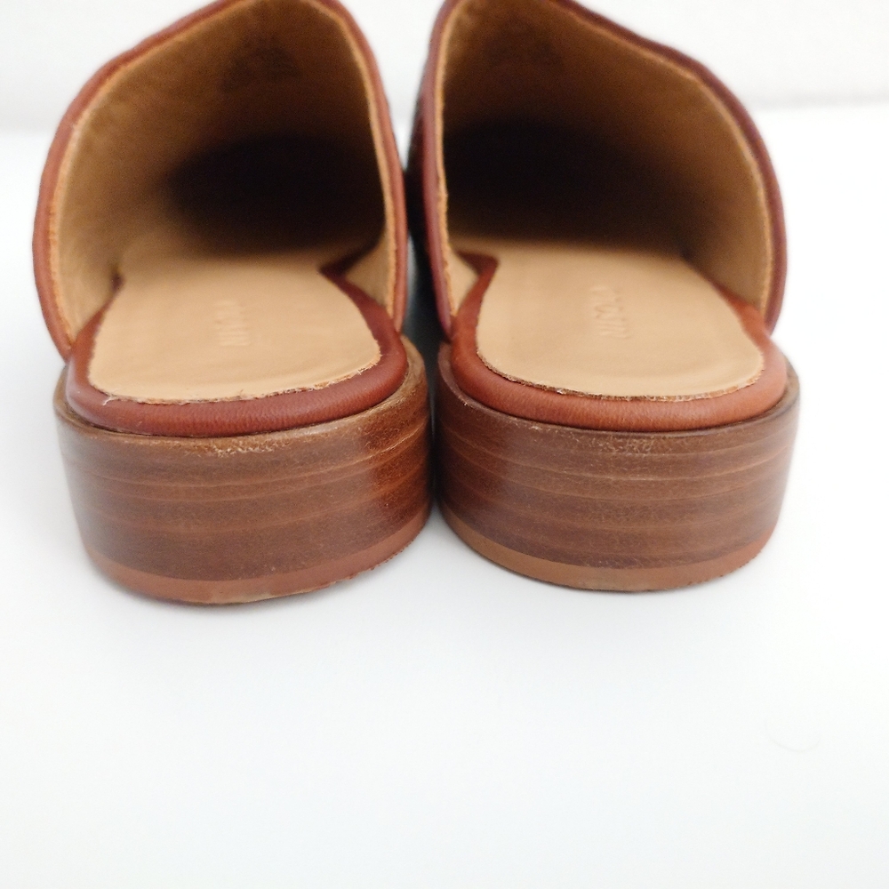 Nisolo Ama Woven Mule Brandy Leather Mules Slip On Sandals Shoes Size 9.5 - Picture 10 of 16